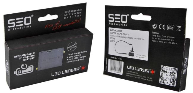 led lenser seo rechargeable battery