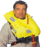 INFLATABLE LIFE JACKET - INFLATED