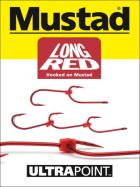MUSTAD LONG RED HOOKS