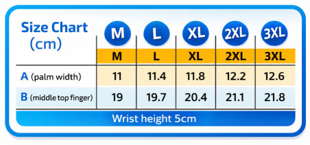 bulletproof leadering gloves sizing chart