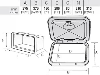 HAtch, cubby hole