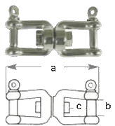 CHAIN AND SEA ANCHOR SWIVEL